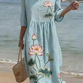 Moda Lusitana - Vestido Estampado Floral
