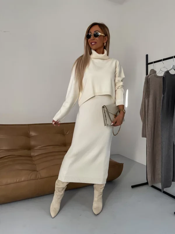 Nicole - Conjunto de malha outono/inverno para mulher - Image 2