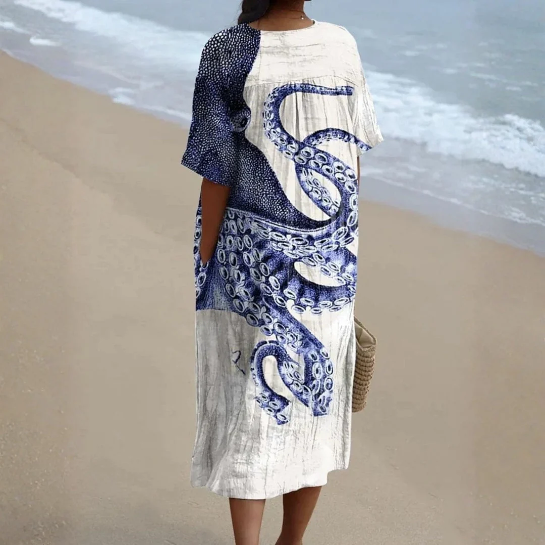 Oriana - Vestido Inspirado pelo Oceano - Image 3
