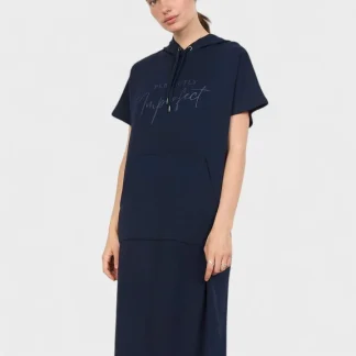 Sásquia - Vestido casual com capuz