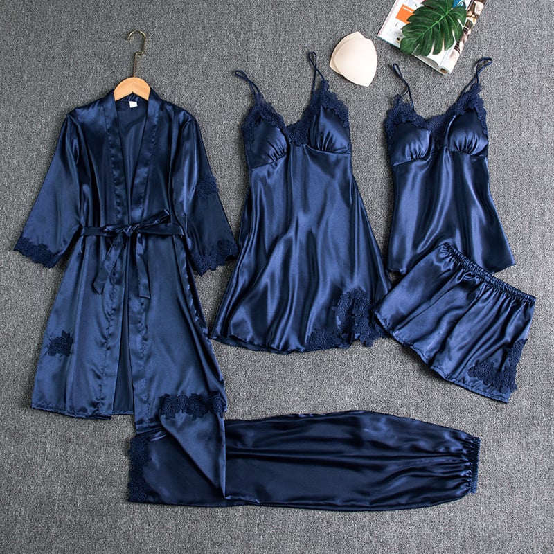 Helene | Conjunto de Pijamas de 5 Peças - Image 3