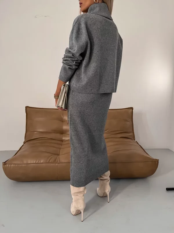 Nicole - Conjunto de malha outono/inverno para mulher - Image 9