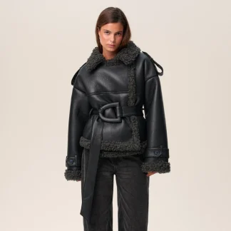 Elvira | Casaco de Shearling com Cinto