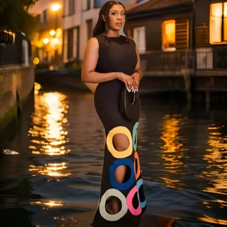 Luna™ | Vestido feminino artesanal artístico
