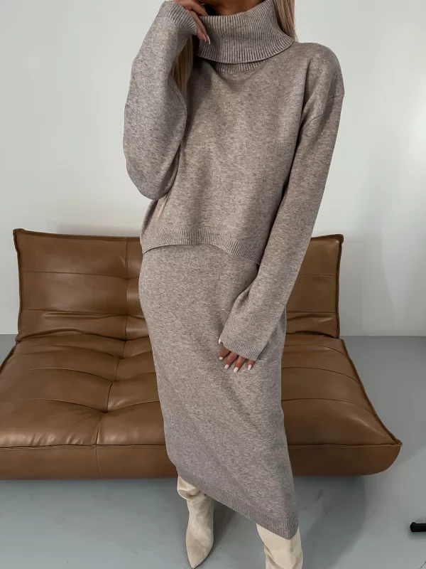 Nicole - Conjunto de malha outono/inverno para mulher - Image 6