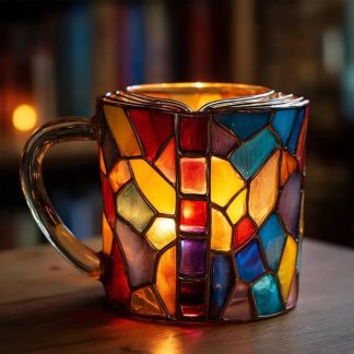 Caneca dos Vitrais 3D