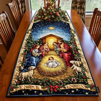 Caminho de Mesa Acolchoado Estrela dos Belém