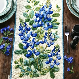 Caminho de Mesa Acolchoado Serenata dos Bluebonnets