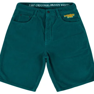 HOMEBOY - X-TRA BAGGY CORD SHORTS - PETROL