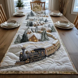 Caminho de Mesa Acolchoado Linha Gelada