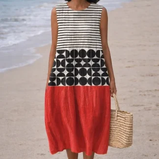 Moda Lusitana - Vestido Midi Elegante