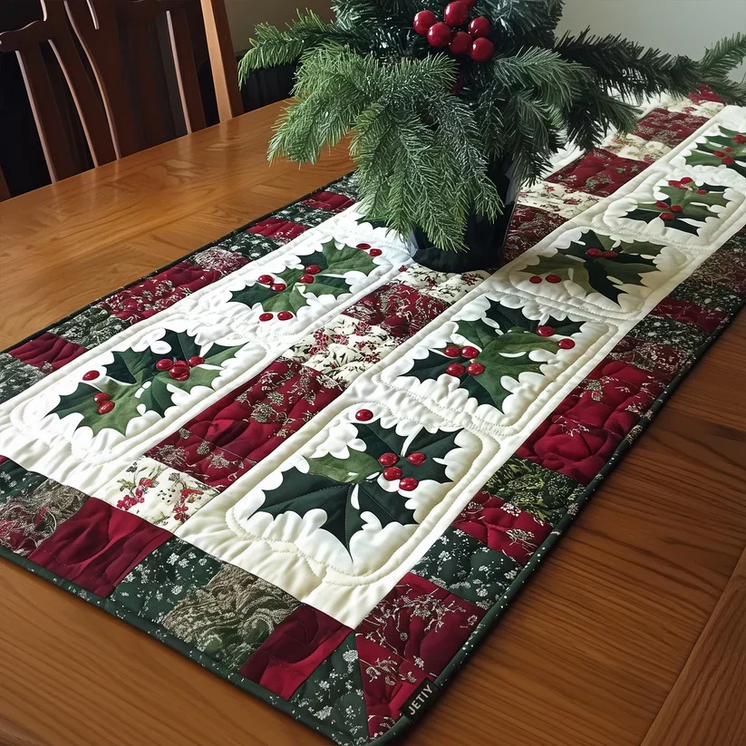 Caminho de Mesa Acolchoado Alegria dos Jingle