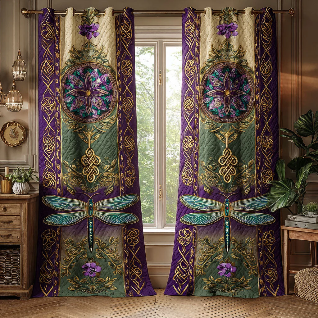 Cortinado Acolchoado Lavanda Sonho
