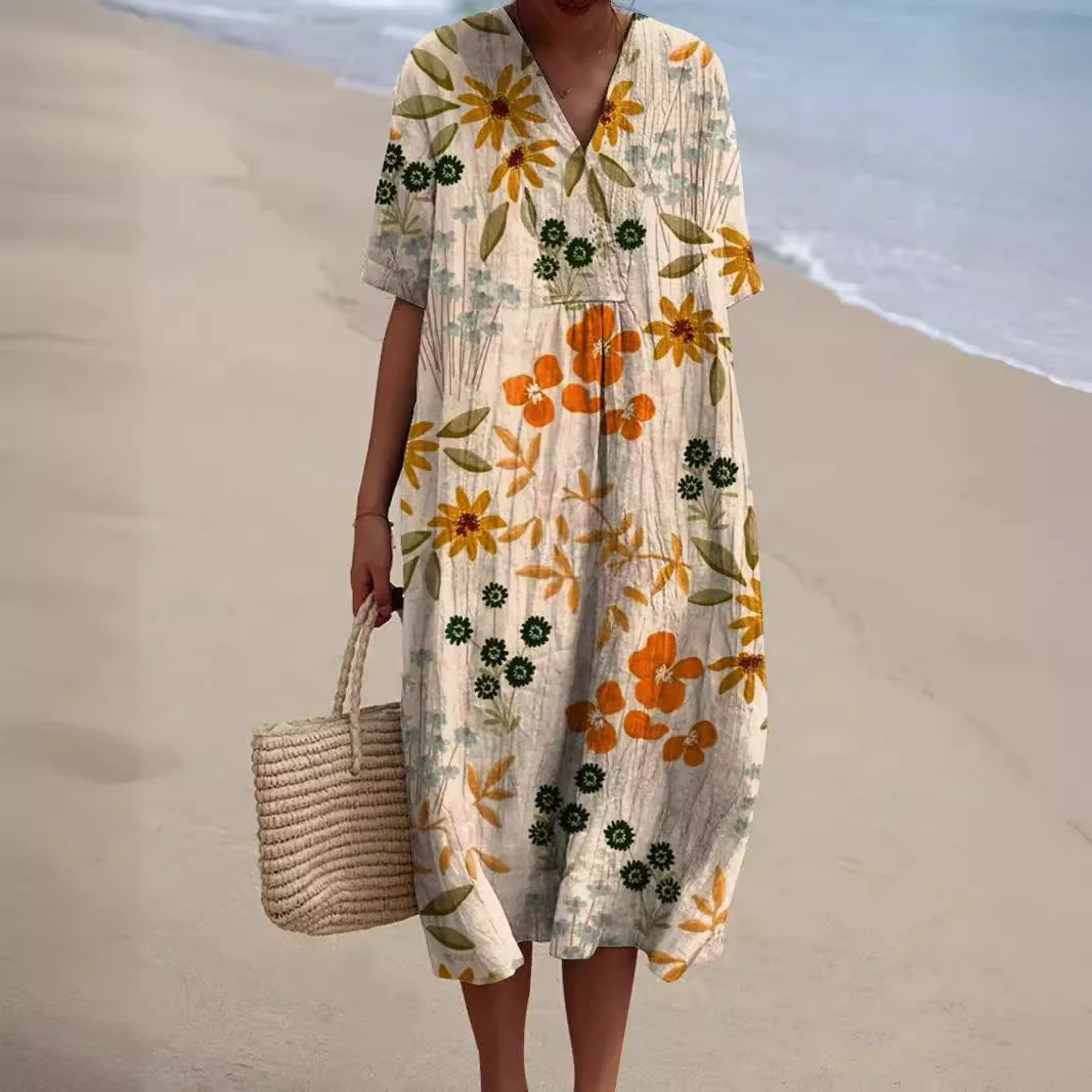 Nicka™ | Vestido com estampa floral vibrante - Image 6