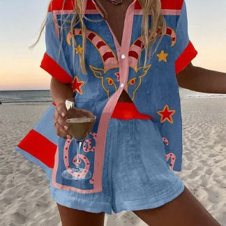 Jorelle™ | Conjunto curto leve para o verão