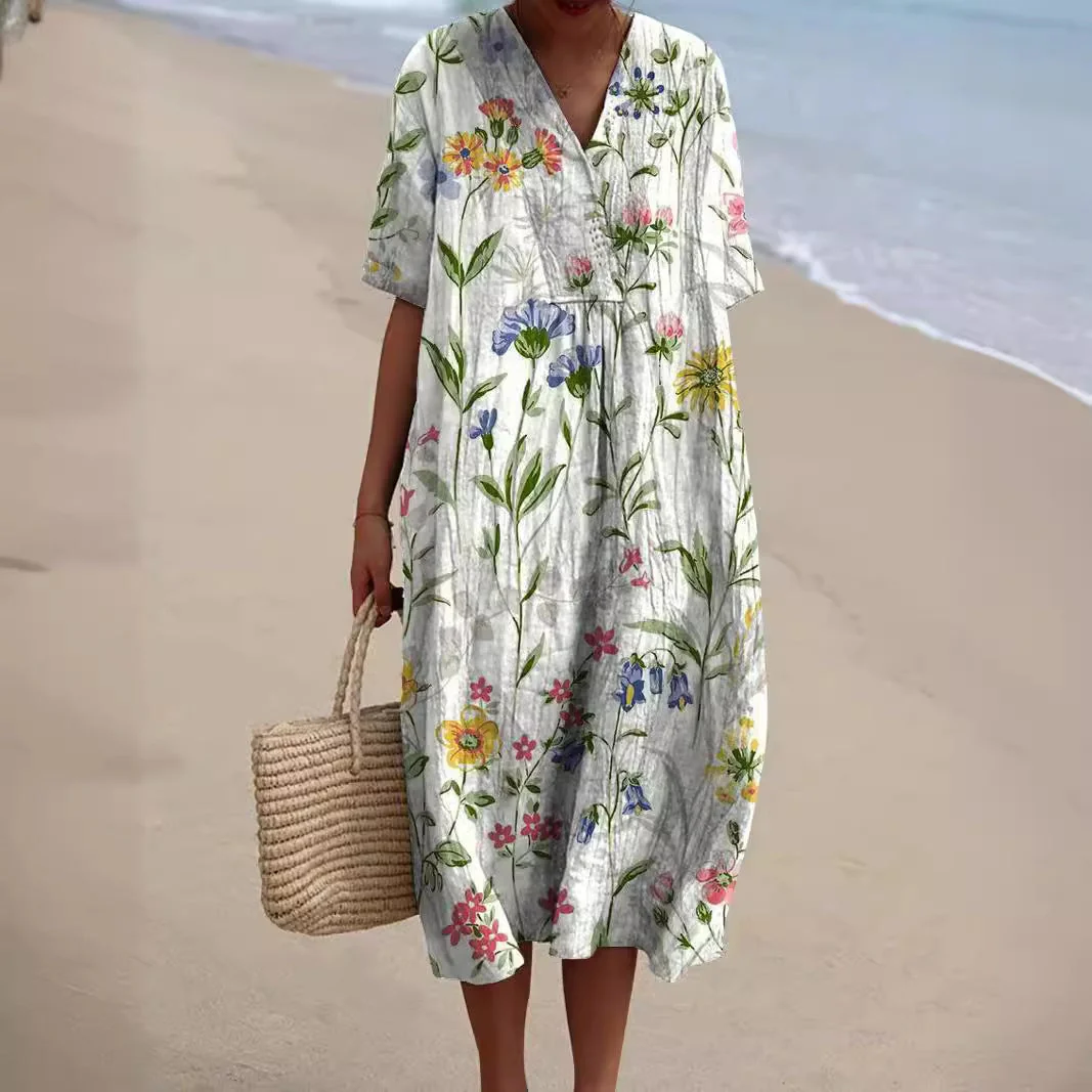 Nicka™ | Vestido com estampa floral vibrante - Image 5