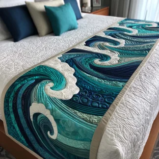 Corredor de Cama Oceano Ondas