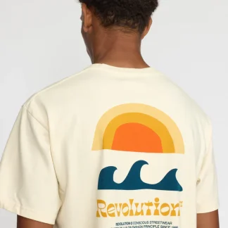 REVOLUTION - PRINTED T-shirt / 1394 DOW - Offwhite