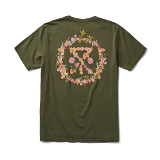 ROARK - BUSH BLOOM PREMIUM TEE - Military