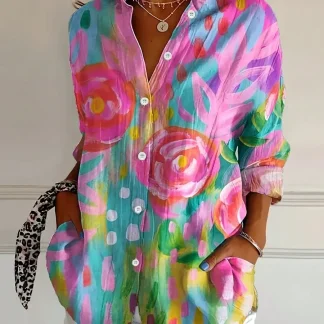 Annika | Blusa colorida com estampa divertida