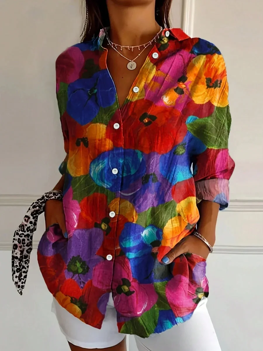 Annika | Blusa colorida com estampa divertida - Image 7
