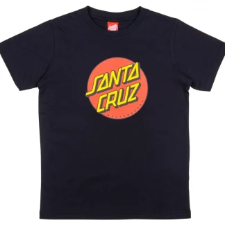 SANTA CRUZ Kids Classic Dot Tee - Black
