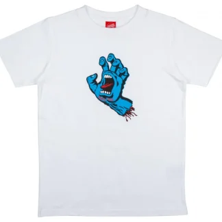 SANTA CRUZ Kids Screaming Hand Tee - White