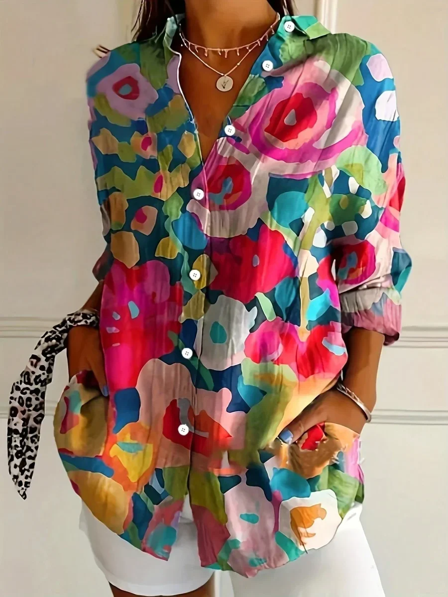 Annika | Blusa colorida com estampa divertida - Image 6