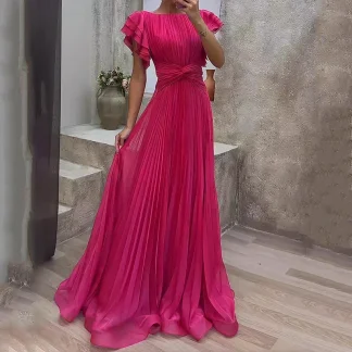 Rory | Vestido de noite plissado