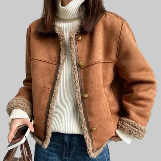 Casaco com rebordo em sherpa Lilian-Thouram Toteme