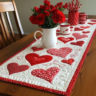 Caminho de Mesa Acolchoado Espaço Aconchegante