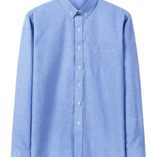 Camisa de algodão de manga comprida