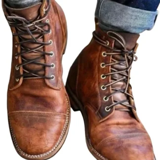 Botas de couro elegantes