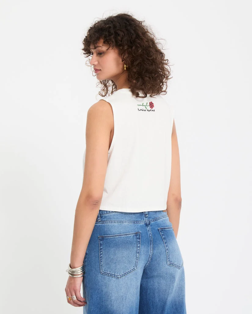 VOLCOM - MICKEY MASON TANK TOP - Off White - Image 6