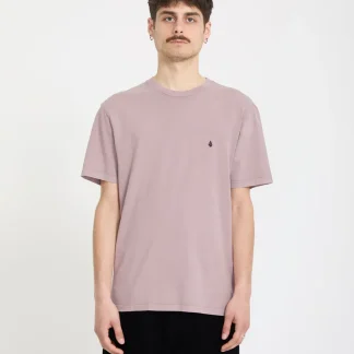VOLCOM - SOLID STONE T-SHIRT - Bark Brown