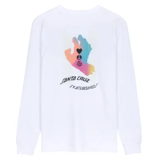 Santa Cruz - Digi Hand Long Sleeve T-Shirt - White