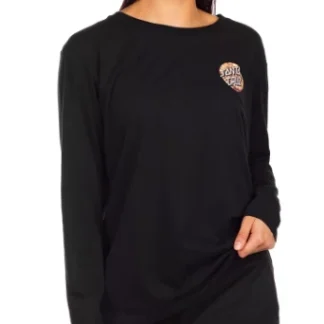 Santa Cruz BT Fall Dye Dot Long Sleeve - Black