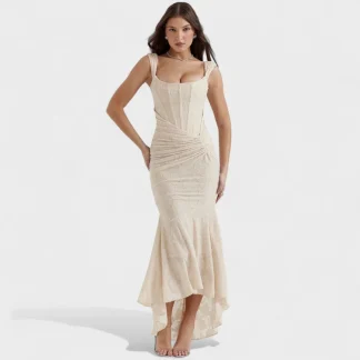 Vestido de silhueta escultural