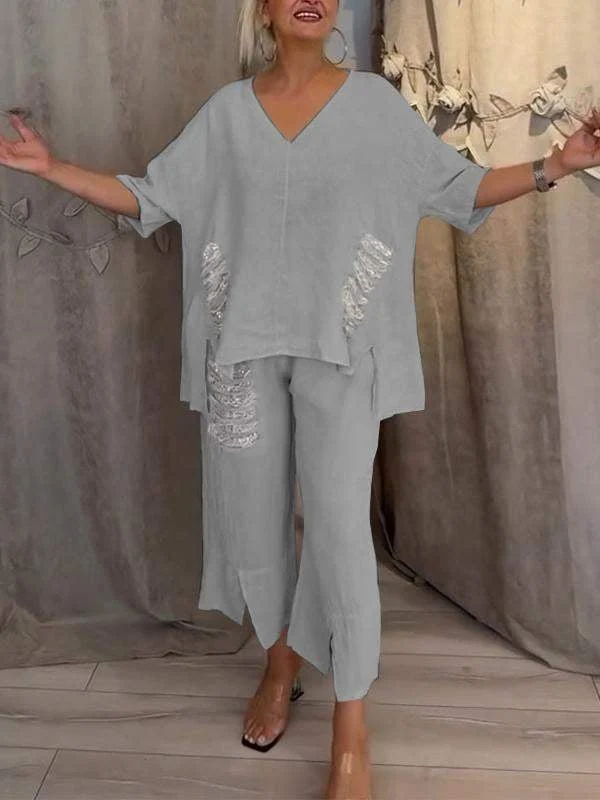 BIANCA | Conjunto de verão de duas peças com elegância sem esforço e conforto fluido para dias ensolarados - Image 9
