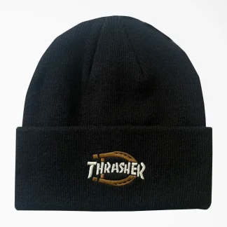 DICKIES X THRASHER - BEANIE - Black