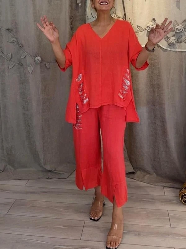 BIANCA | Conjunto de verão de duas peças com elegância sem esforço e conforto fluido para dias ensolarados - Image 8