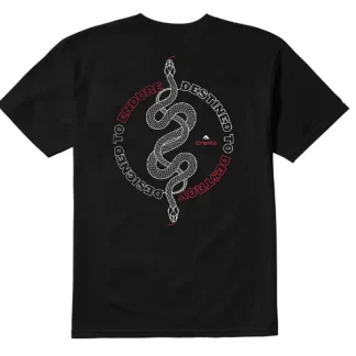 EMERICA - ENDURE DESTROY TEE - Black