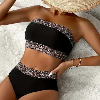 Moda Lusitana - Biquíni com Estampa e Design Sem Alças