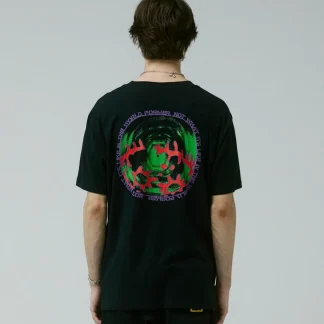 FORMER - GLOBAL MIND T-SHIRT - Black