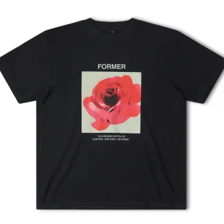 FORMER - ROSETTE T-SHIRT - Black