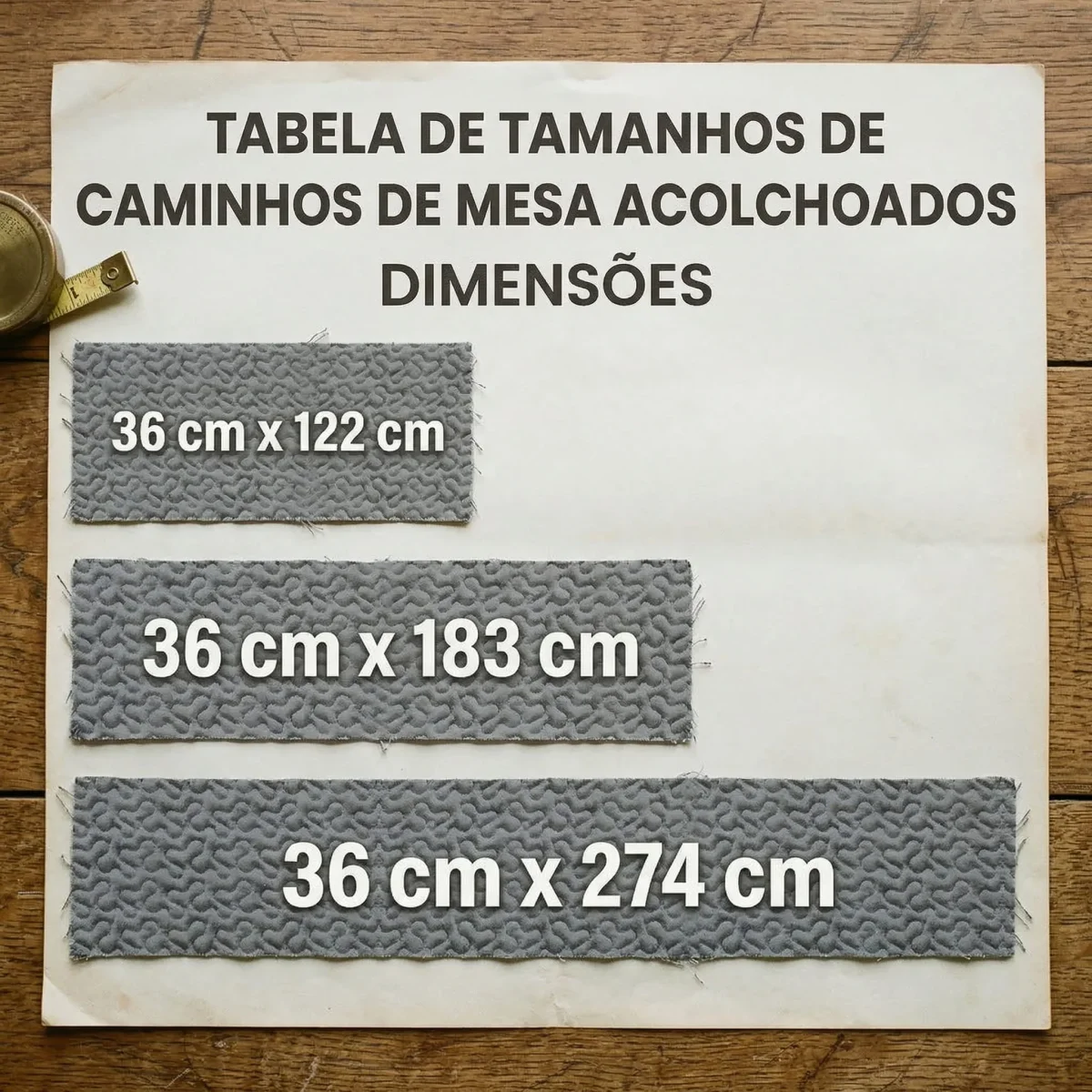 Caminho de Mesa Acolchoado Alegria dos Jingle - Image 3