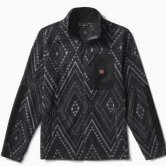 ROARK - Landfall Manawa Tapu Fleece - Black Print