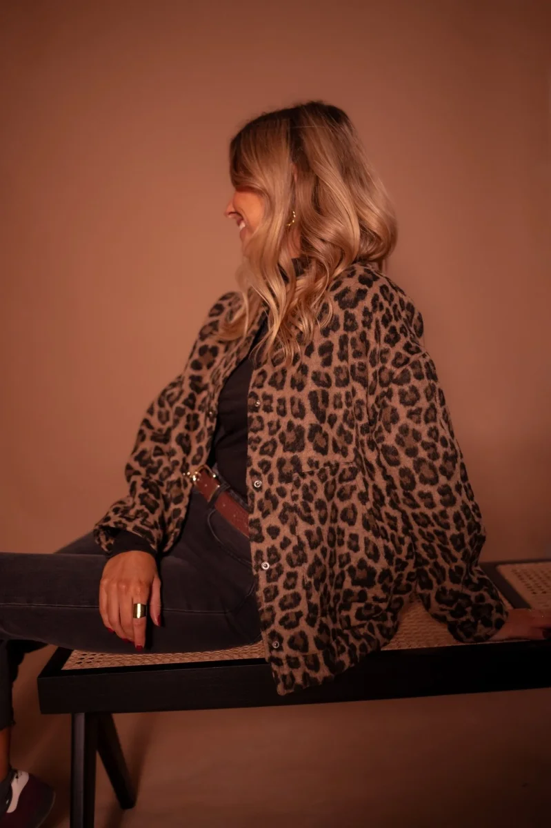 Luna | Jaqueta da moda com estampa de leopardo - Image 4