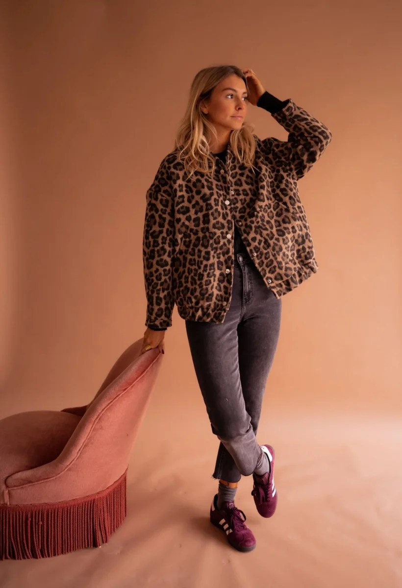 Luna | Jaqueta da moda com estampa de leopardo - Image 5