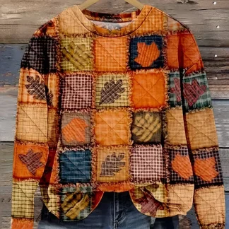 Evelien - Suéter patchwork macio